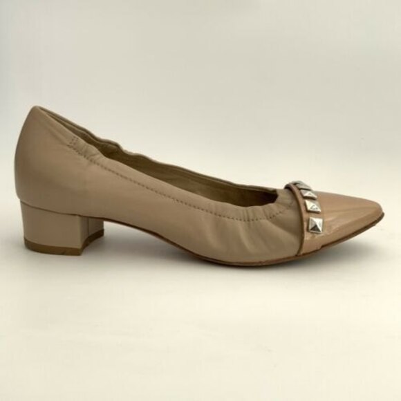 AGL Attilio Giusti Leombruni Leather Point toe Low Heel Flats Italy 5.5 - Picture 2 of 11